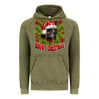 Vintage Olive meowy christmas Vintage Hoodie - CowhideDigitalArt