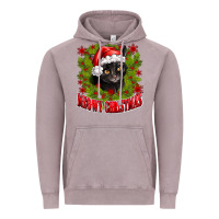 Vintage Zinc meowy christmas Vintage Hoodie - CowhideDigitalArt