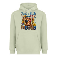 Matcha just a little moody 4th of july long haired cow Heavyweight Hoodie - Jasminsmagicworld