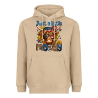 Mushroom just a little moody 4th of july long haired cow Heavyweight Hoodie - Jasminsmagicworld