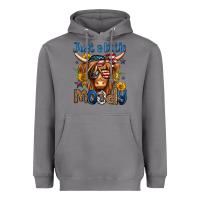Storm just a little moody 4th of july long haired cow Heavyweight Hoodie - Jasminsmagicworld