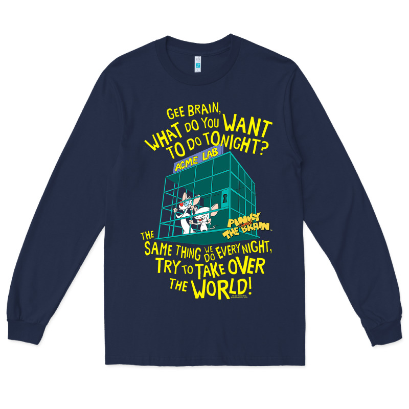 Pinky And The Brain The World Long Sleeve Tee by maiPhamDesign | Teevron