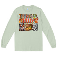 Matcha Thankful Little Mon Long Sleeve Tee - CowhideDigitalArt
