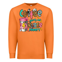 Carrot coffee gives me nurse powers Premium Sweatshirt - Jasminsmagicworld
