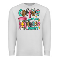 Dove Grey coffee gives me nurse powers Premium Sweatshirt - Jasminsmagicworld