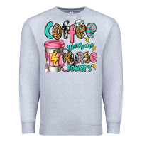 Heather Grey coffee gives me nurse powers Premium Sweatshirt - Jasminsmagicworld