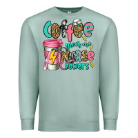 Seafoam coffee gives me nurse powers Premium Sweatshirt - Jasminsmagicworld