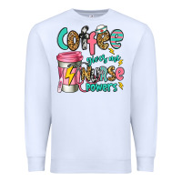 White coffee gives me nurse powers Premium Sweatshirt - Jasminsmagicworld