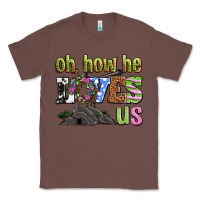 Chestnut Easter Day Oh he loves us Classic Tee - OliviaCreatesArt