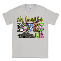 Moon Dust Easter Day Oh he loves us Classic Tee - OliviaCreatesArt