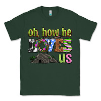 Sports Green Easter Day Oh he loves us Classic Tee - OliviaCreatesArt