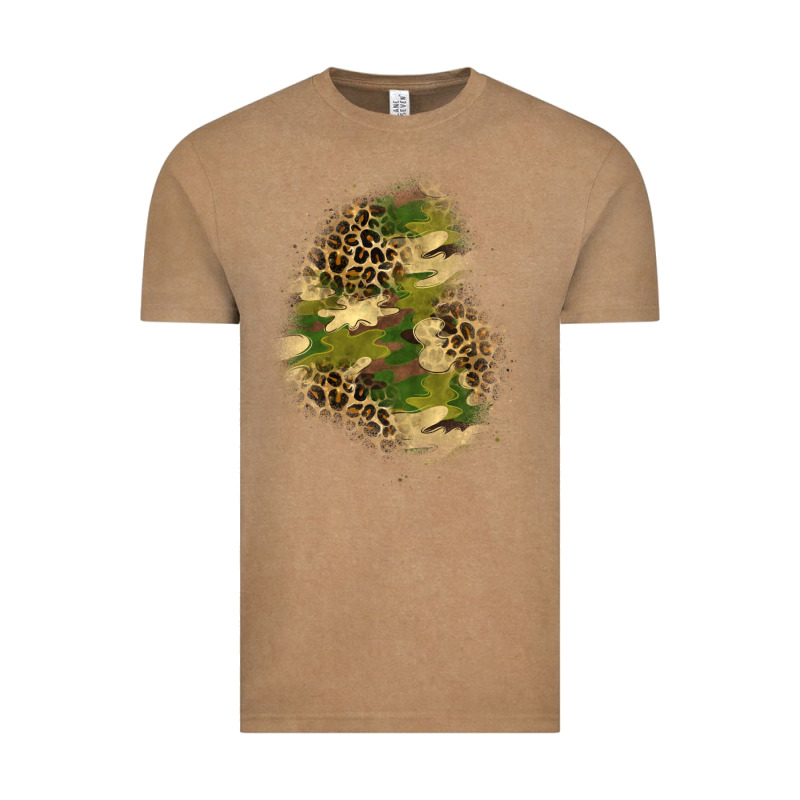 Camouflage And Leopard Patch  1 Vintage Tee by BundleAndBundleShop | Teevron