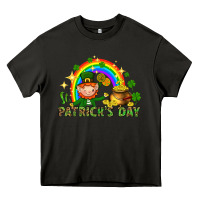 Asphalt St. Patrick's Day Elf with elements Heavy Core Tee - HowdyJamesFarm