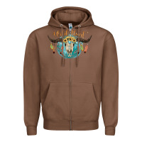 Chestnut Wild Heart Zipper Hoodie - JahusDesignShop