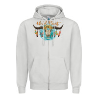 Dove Grey Wild Heart Zipper Hoodie - JahusDesignShop