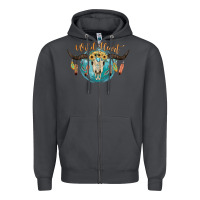 Smoke Wild Heart Zipper Hoodie - JahusDesignShop