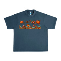 Midnight Navy turkey thanksgiving pumpkin libbey glass Urban Heavy Tee - BundleAndBundleShop