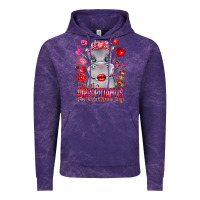 Cloud Purple i want hippopotamus for valentines day Vintage Hoodie - CowhideDigitalArt