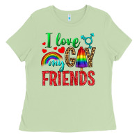 Matcha I Love My Gay Friends Ladies Tee - BundleAndBundleShop