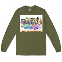 Army Green asdfas Long Sleeve Tee - CowhideDigitalArt