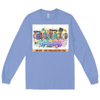 Colony Blue asdfas Long Sleeve Tee - CowhideDigitalArt