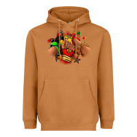 Meerkat Juneteenth sneaker and heel afro woman Heavyweight Hoodie - RanaPortraitStore