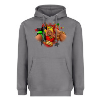 Storm Juneteenth sneaker and heel afro woman Heavyweight Hoodie - RanaPortraitStore