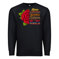 Black Always chingona sometimes cabrona but never pendej Premium Sweatshirt - RanaPortraitStore