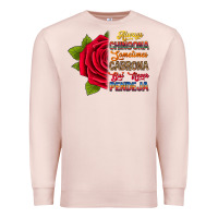 Pale Pink Always chingona sometimes cabrona but never pendej Premium Sweatshirt - RanaPortraitStore