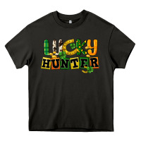 Asphalt Lucky hunter St. Patrick's Day Heavy Core Tee - CowGirlArtShop
