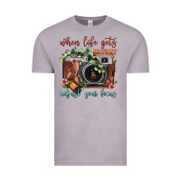 Vintage Zinc When Life Gets Blurry Adjust Your Focus Vintage Camera Vintage Tee - FaDigitalArtStudio