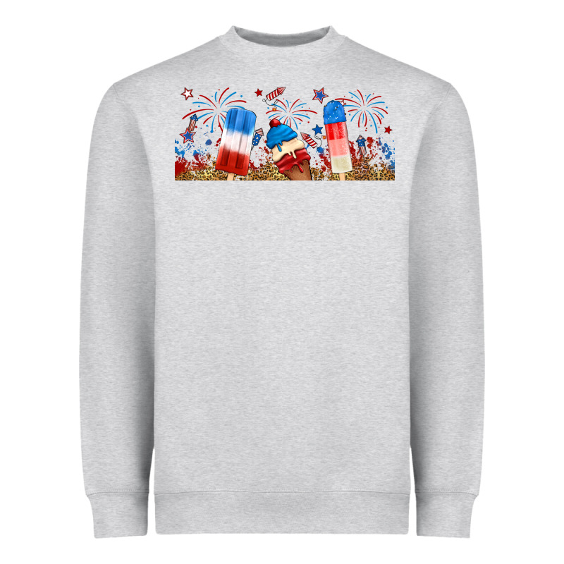 Fourth Of July Popsicle Heavyweight Sweatshirt by RanaPortraitStore | Teevron