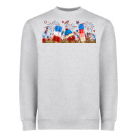 Heather Grey fourth of july popsicle Heavyweight Sweatshirt - RanaPortraitStore