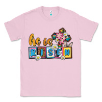 Bubblegum Pink Easter Day He is risen Classic Tee - OliviaCreatesArt