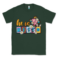 Sports Green Easter Day He is risen Classic Tee - OliviaCreatesArt