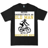 Black Never Underestimate An Old Man With A Mountain Bike Premium Tee - Bettercallsaul