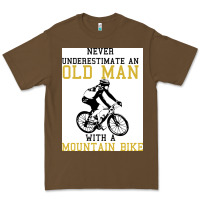 Cacao Never Underestimate An Old Man With A Mountain Bike Premium Tee - Bettercallsaul