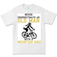 White Never Underestimate An Old Man With A Mountain Bike Premium Tee - Bettercallsaul