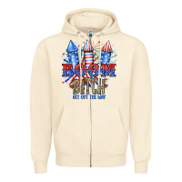 Sandshell Boom Bıtch Get Out The Way Zipper Hoodie - JahusDesignShop