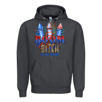 Smoke Boom Bıtch Get Out The Way Zipper Hoodie - JahusDesignShop