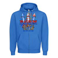 True Royal Boom Bıtch Get Out The Way Zipper Hoodie - JahusDesignShop