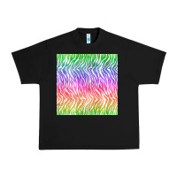 Black watercolor rainbow tiger seamless pattern Urban Heavy Tee - BundleAndBundleShop