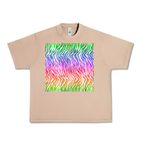 Burro watercolor rainbow tiger seamless pattern Urban Heavy Tee - BundleAndBundleShop
