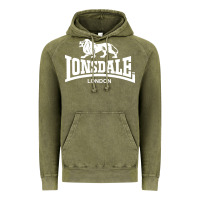 Vintage Olive lonsdale classic logo lion Vintage Hoodie - DesignPulse