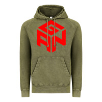 Vintage Olive GAN CUBE TIME Vintage Hoodie - DesignPulse