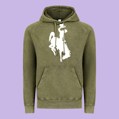Wyoming Cowboys Vintage Hoodie Designed By Designpulse