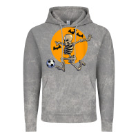 Cloud Rock skeleton soccer player funny halloween blood moon Vintage Hoodie - DesignPulse