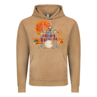 Vintage Camel Skeleton Drummer Halloween Costume Playing Drums Mens Boys Vintage Hoodie - DesignPulse