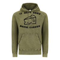 Vintage Olive it ain't easy being cheesy Vintage Hoodie - DesignPulse