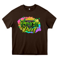 Chocolate Brown pinch proof St. Patrick's  Day Heavy Core Tee - HowdyJamesFarm